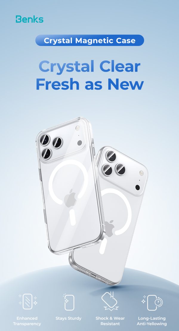 1 iPhone 17 Pro Max Benks Crystal Magnetic Case - 6948005964320 - A - Image 6