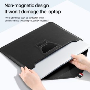 Amaze A985 Slim Sheild Premium Laptop Sleeve 15/16 - Black - BIS - Image 8