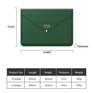 Amaze A985 Slim Sheild Premium Laptop Sleeve 15/16 - Black - BIS - Image 11
