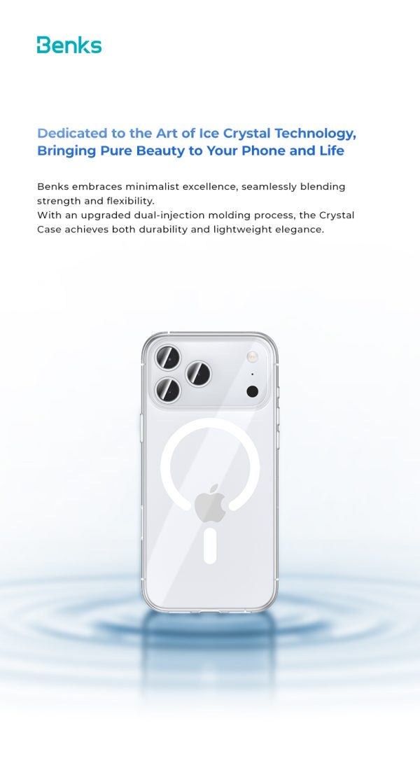 2 iPhone 17 Pro Max Benks Crystal Magnetic Case - 6948005964320 - A - Image 7