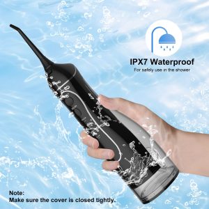 H2O Floss Water Dental Flosser C102 - Black - Image 2
