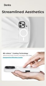 iPhone 17 Pro Benks Lucid Armor Magnetic Case - 6948005959432 - Orange - Image 6