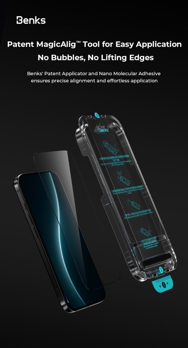 3 (1) iPhone 17 Pro Benks GlassWarrior Sapphire Coating Screen Protector - 6948005961664 - Image 7