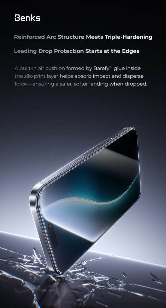 iPhone 17 Pro Max Benks Ultra Shield HD Screen Protector - 6948005962128 - Image 8