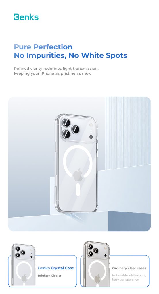 iPhone 17 Benks Crystal Magnetic Case - 6948005964313 - Image 5