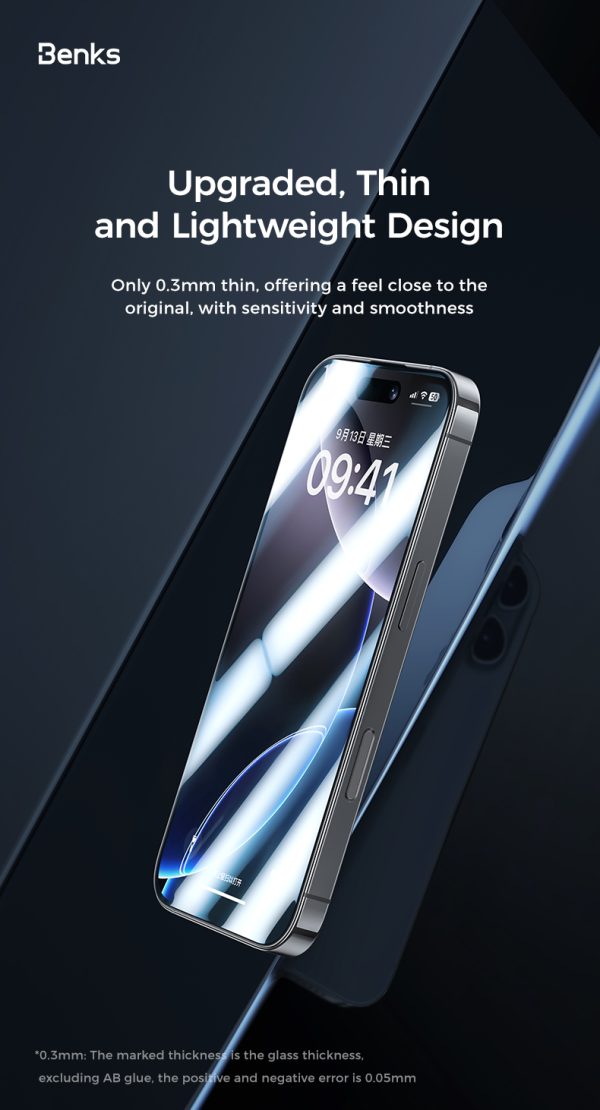 5 iPhone 17 Pro Max Benks JoyTouch Matte Screen Protector - 6948005961244 - Image 8