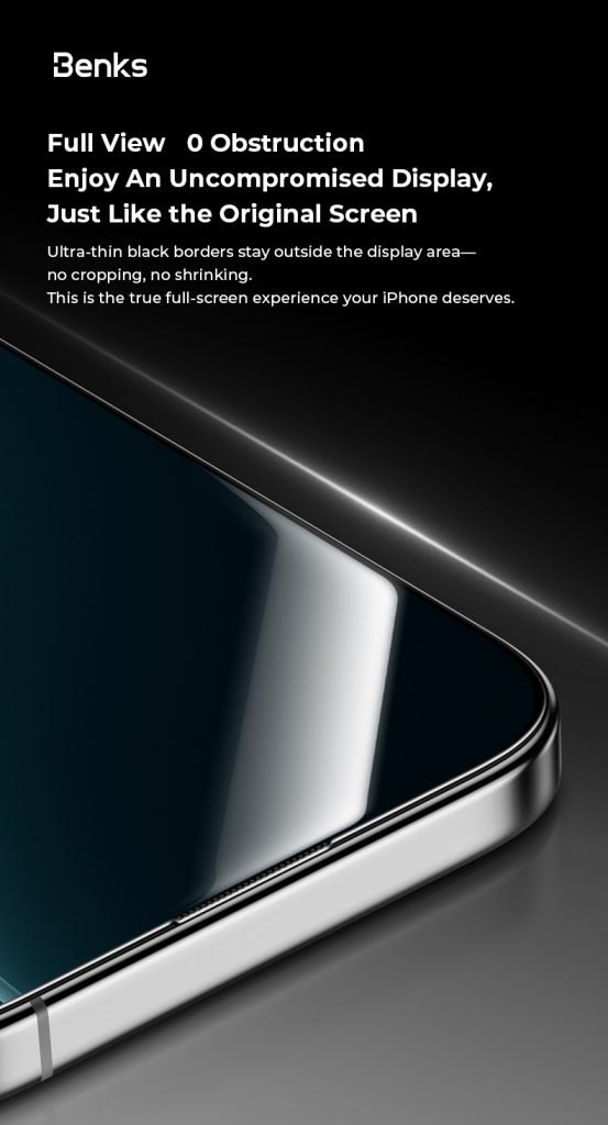iPhone 17 Pro Max Benks  GlassWarrior Sapphire Coating Screen Protector - 6948005961718 - A - Image 9