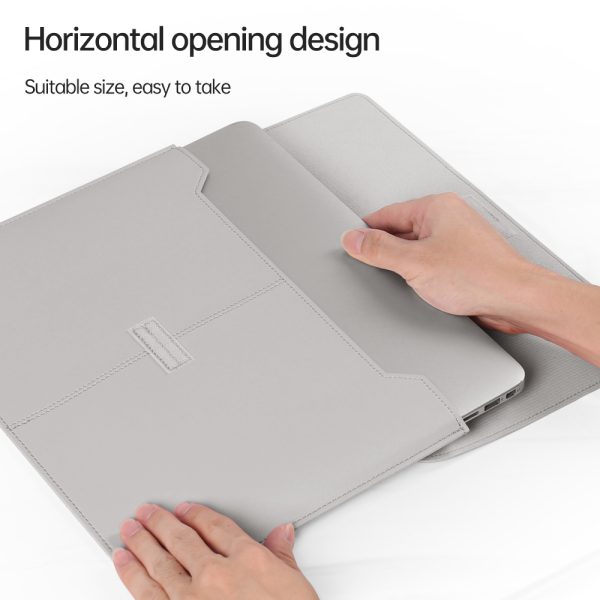6 Amaze A980 Slim Sheild Premium Laptop Sleeve 15/16 - Silver - BIS - Image 3