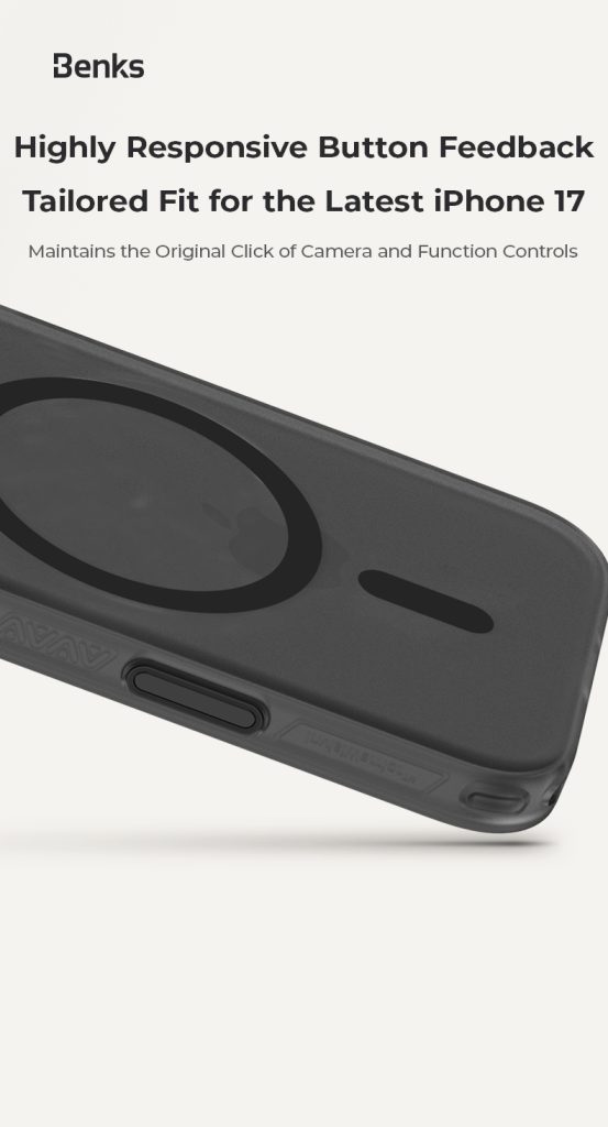 iPhone 17 Pro Max Benks Lucid Armor Magnetic Case - 6948005919955 - Black - Image 7