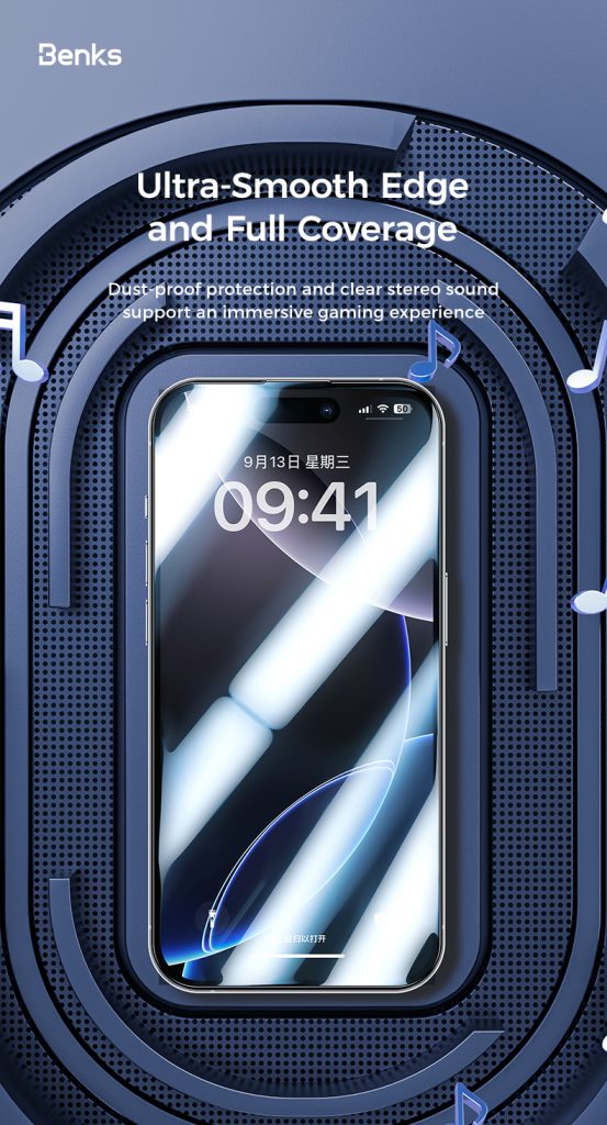 iPhone 17 Pro Benks JoyTouch Matte Screen Protector - 6948005961220 - Image 9