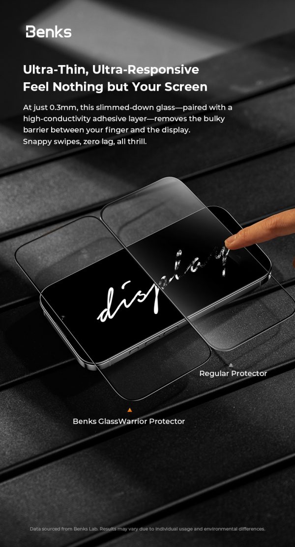 6 iPhone 17 Pro Benks GlassWarrior Sapphire Coating Screen Protector - 6948005961664 - Image 10