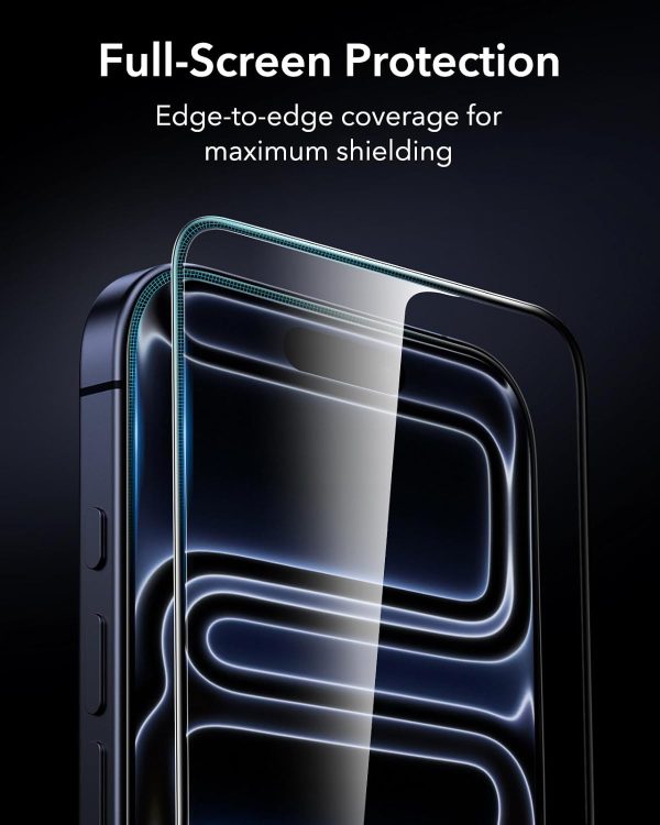 iPhone 17 Air ESR UltraFit Armorite Glass Protector 2 Pack - Clear - Image 2