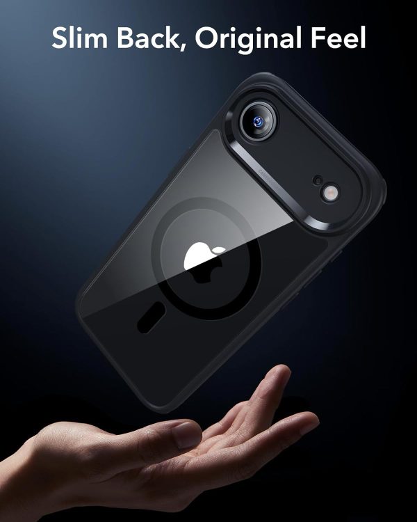 61MzNCGh-jL._AC_SL1500_ iPhone 17 Air ESR Classic Hybrid Case - Clear Black - Image 2