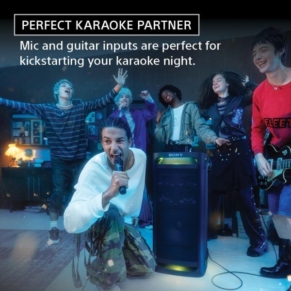 61wxLPxqE7L._AC_SL1000_ Sony SRS-ULT900 Bluetooth Karaoke Party Speaker - Black - Image 7