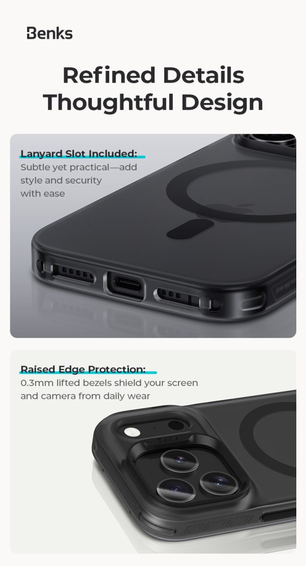 7 iPhone 17 Air Benks Lucid Armor Magnetic Case - 6948005965037 - A - Image 10