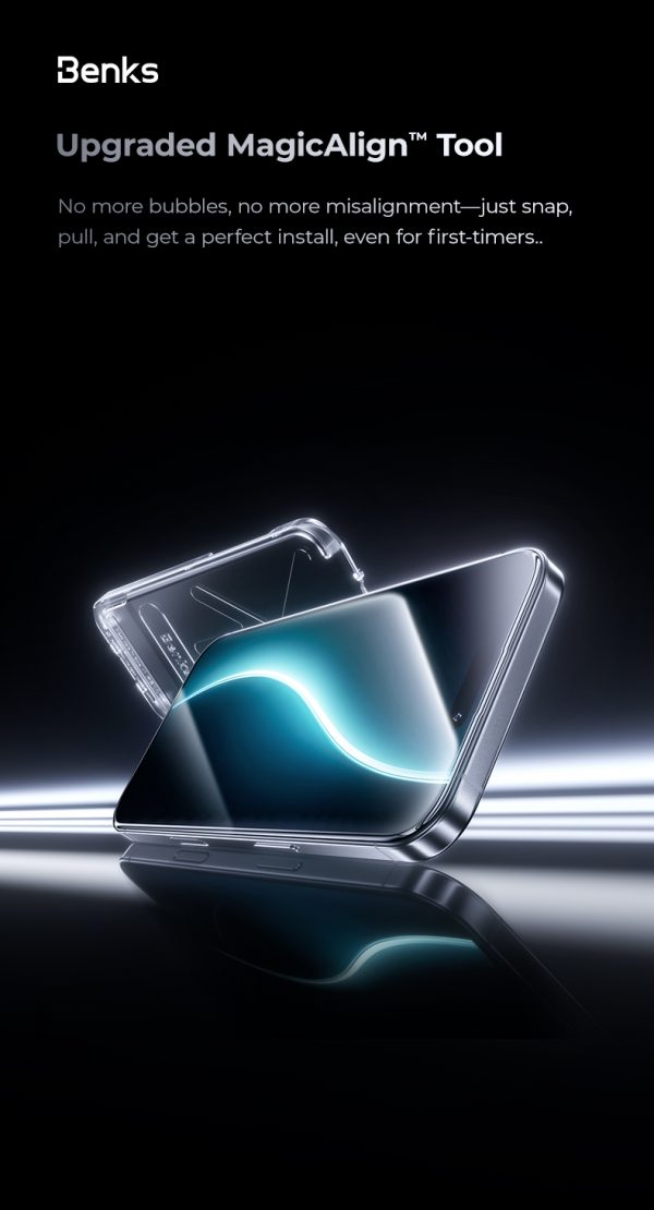 7 iPhone 17 Pro Benks Ultra Shield Privacy Screen Protector - 6948005961176 - A - Image 10