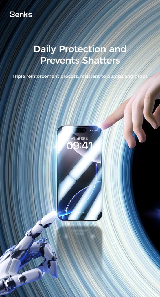 iPhone 17 Pro Benks JoyTouch Matte Screen Protector - 6948005961220 - Image 10