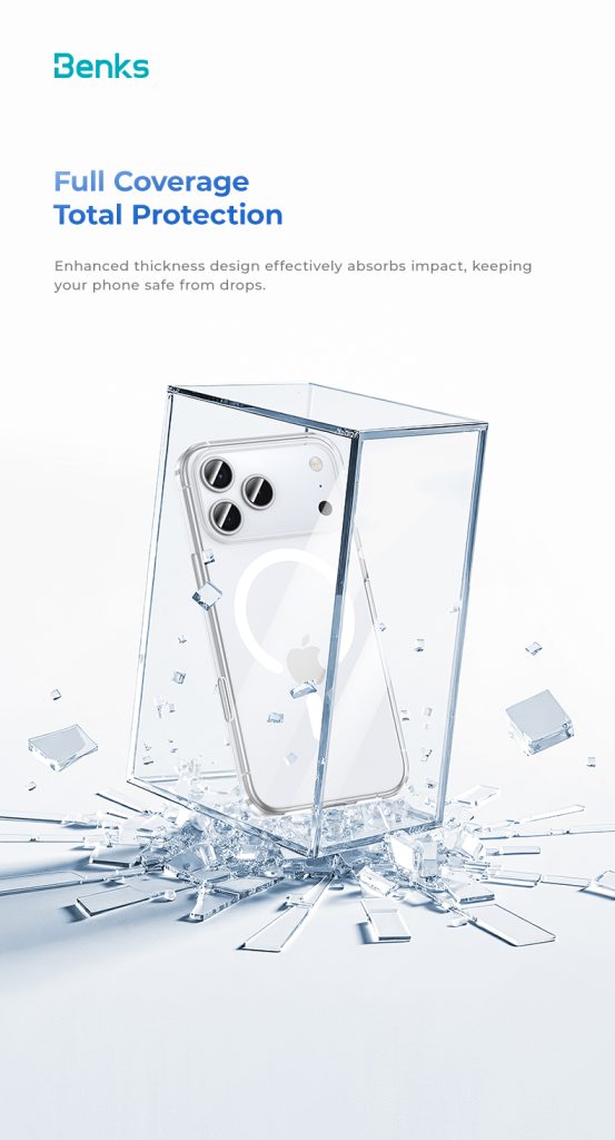 iPhone 17 Benks Crystal Magnetic Case - 6948005964313 - Image 7