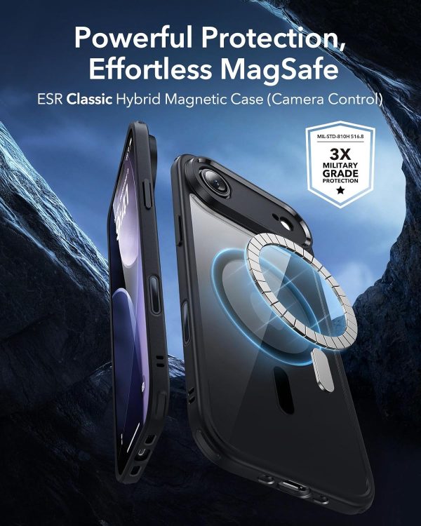 71271lirx2L._AC_SL1500_ iPhone 17 Air ESR Classic Hybrid Case - Clear Black - Image 7