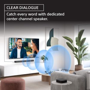 Sony HT-S60 Home Theater System Soundbar with Subwoofer and Rear Speakers - Black - Image 7