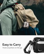 AirPods Pro 3 ESR Cyber FlickLock Magnetic Case - Titanium - Image 4