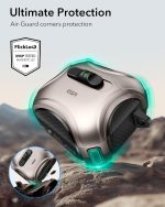 AirPods Pro 3 ESR Cyber FlickLock Magnetic Case - Titanium - Image 6