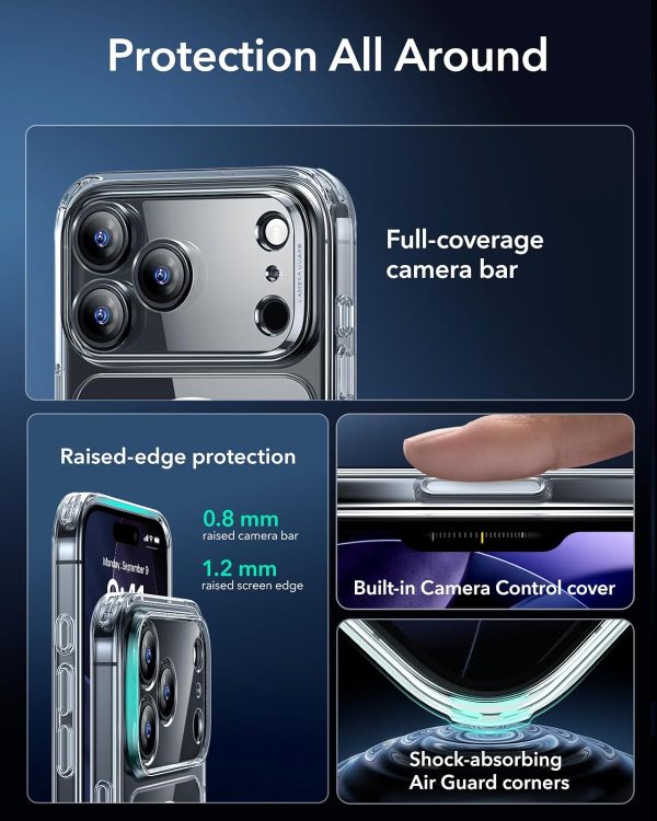 iPhone 17 Pro Max ESR Classic Hybrid Case - Clear - Image 6