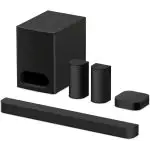 Sony HT-S60 Home Theater System Soundbar with Subwoofer and Rear Speakers - Black