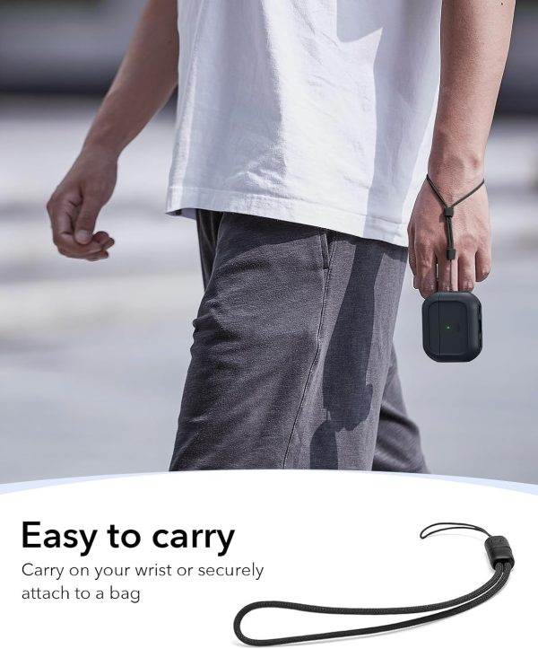 AirPods Pro 3 ESR Orbit Hybrid Magnetic Case - Black - Image 9