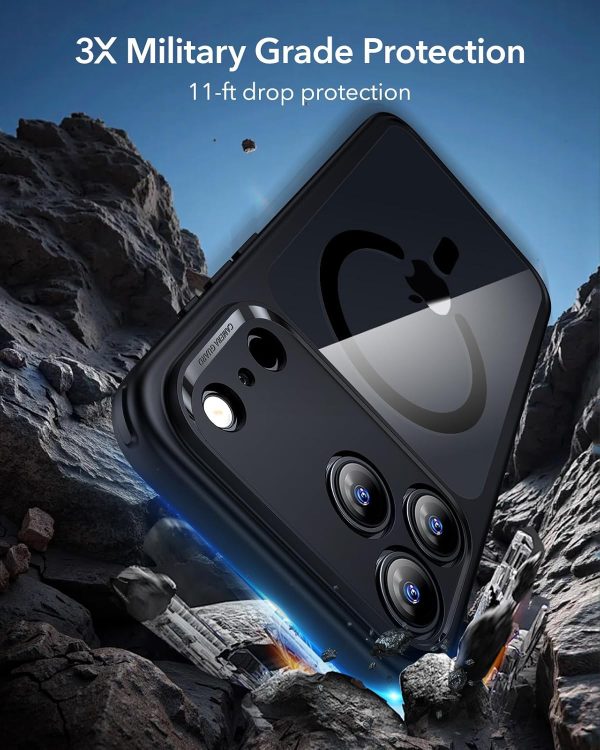 iPhone 17 Pro Max ESR Classic Hybrid Case - Clear Black - Image 5