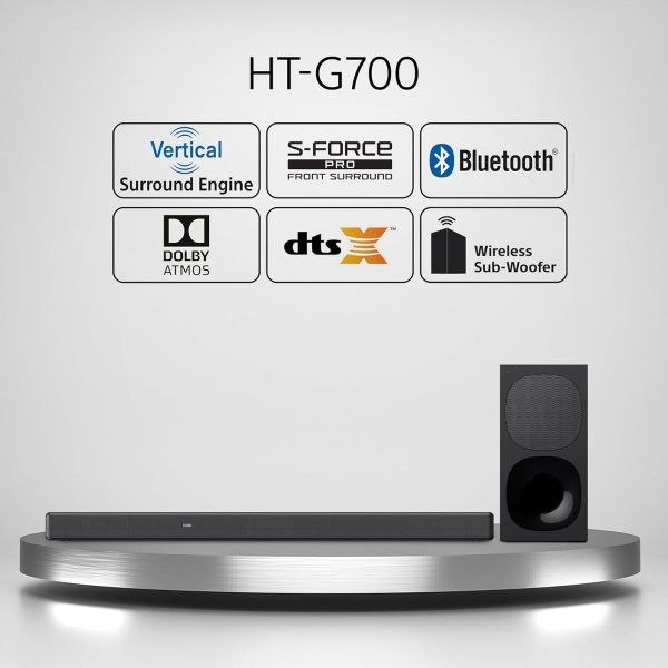71na5R3S2rL._SL1500_ Sony HT-G700 Soundbar For TV with Wireless Subwoofer - Black - Image 8