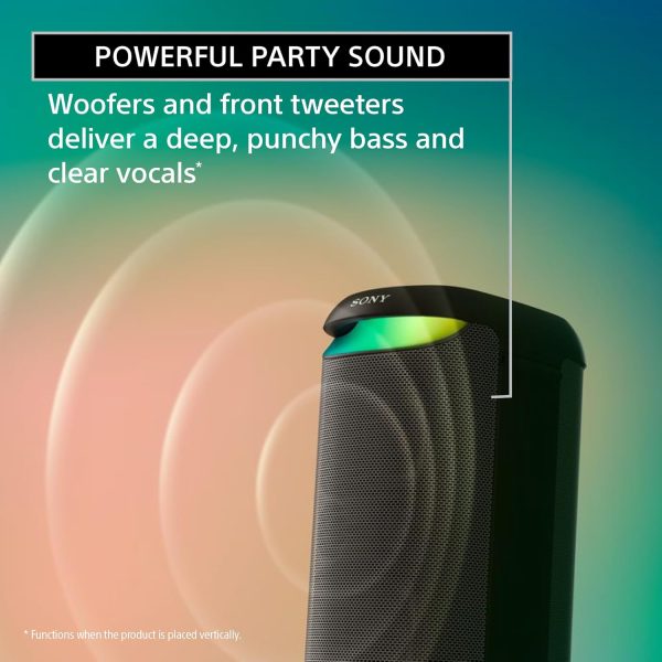 71rTu9NoQoL._AC_SL1500_ Sony SRS-XV500 Portable Bluetooth Karaoke Party Speaker - Black - Image 7