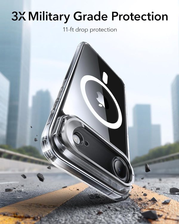 71rnqVaKQuL._AC_SL1500_ iPhone 17 Air ESR Classic Hybrid With Stand Case - Clear - Image 6