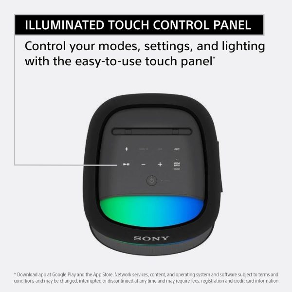 71u3SvbesBL._AC_SL1500_ Sony SRS-XV500 Portable Bluetooth Karaoke Party Speaker - Black - Image 5