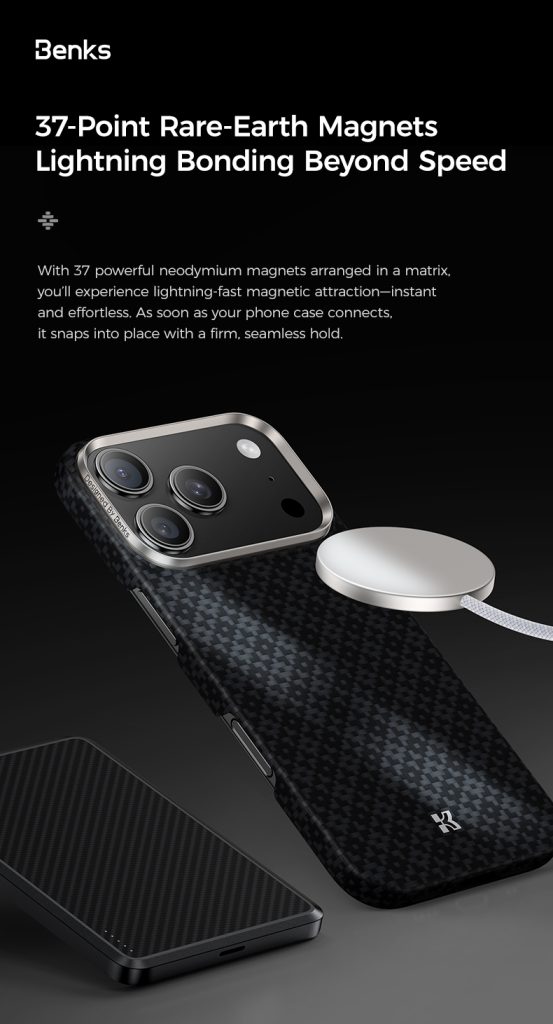 iPhone 17 Pro Benks ArmorAir ArmorGrid Case - Orange - 6948005958428 - Image 9