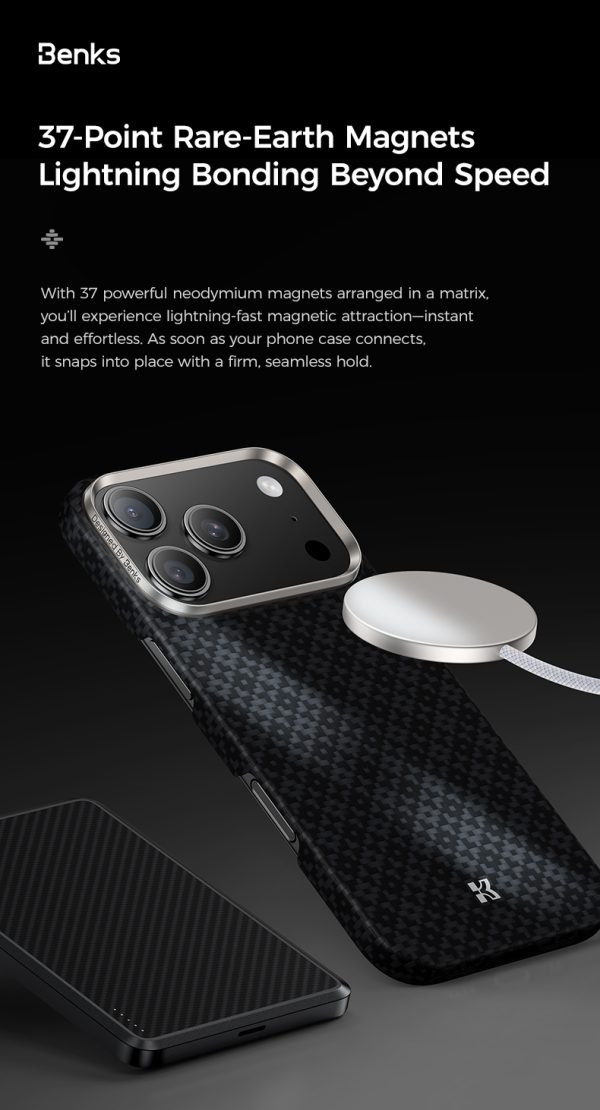 8 iPhone 17 Pro Max Benks ArmorAir ArmorGrid Case - Orange - 6948005958435 - A - Image 13