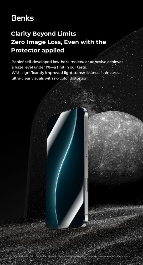 8 iPhone 17 Pro Benks GlassWarrior Sapphire Coating Screen Protector - 6948005961664 - Image 12