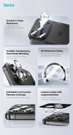 iPhone 17 Air Benks GlassWarrior Lens Protector - Clear - 6948005961695 - A - Image 9