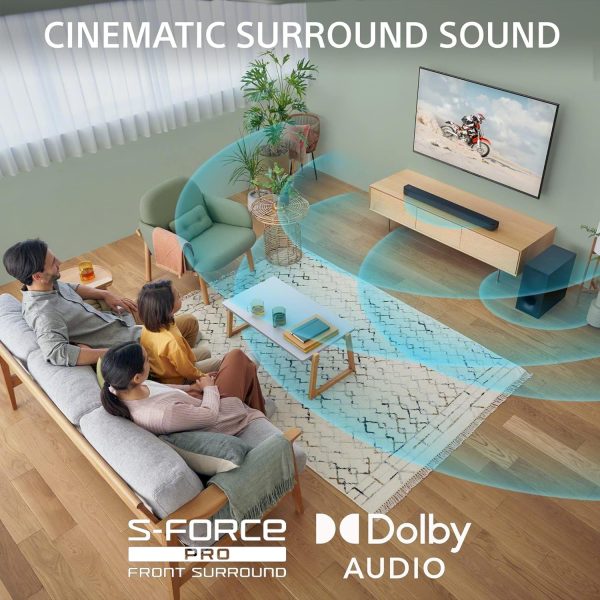 818HdqdOyhL._AC_SL1500_ Sony HT-S400 Soundbar with Powerful Wireless Subwoofer - Black - Image 6