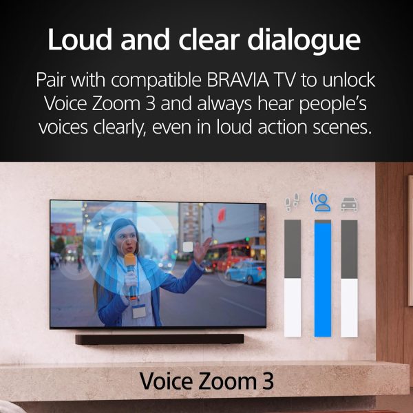 81QKb6ERgOL._AC_SL1500_ Sony HT-S60 Home Theater System Soundbar with Subwoofer and Rear Speakers - Black - Image 4