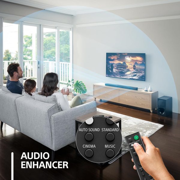 81de65fAfzL._SL1500_ Sony HT-G700 Soundbar For TV with Wireless Subwoofer - Black - Image 4