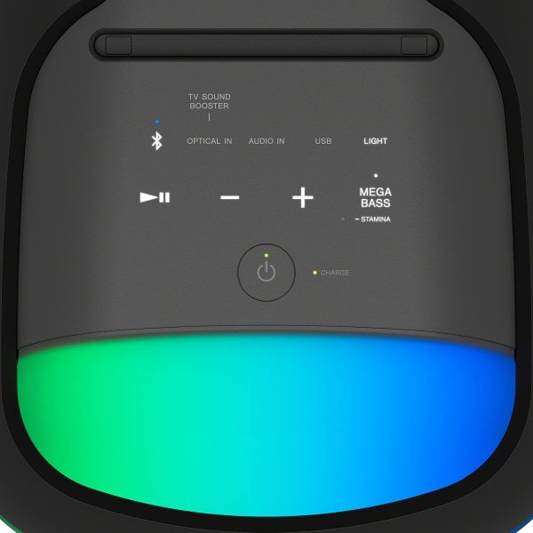 Sony SRS-XV800 Portable Bluetooth Karaoke Party Speaker - Black - Image 4