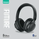 Amaze A650 Strong Base Wireless Headphone - Dark Grey - BIS