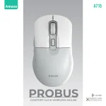 Amaze A715 Probus Comfort Click Wireless Mouse - White - BIS - Image 4