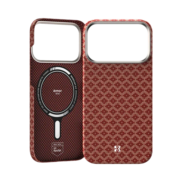 ArmorGrid_ArmorAir_Case_built_with_Kevlar_for_iPhone_17_Pro_Max_4_0ae02ef7-3aa1-498f-a59b-36128c66d75a iPhone 17 Pro Max Benks ArmorAir ArmorGrid Case - Orange - 6948005958435 - A - Image 4