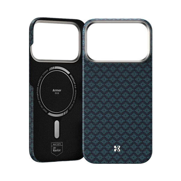 ArmorGrid_ArmorAir_Case_built_with_Kevlar_for_iPhone_17_Pro_Max_5_f84cf474-36be-4599-9839-705bc603932a iPhone 17 Pro Max Benks ArmorAir ArmorGrid Case - Blue - 6948005961480 - A - Image 2