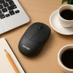 Amaze A720 Probus Triple Connection Rechargeable Wireless Mouse - White - BIS - Image 2