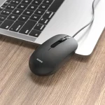 Amaze A704 Probus Silent Touch Wired Mouse - Black - BIS - Image 4
