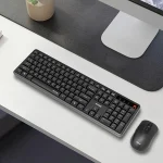 Amaze A742 Probus Super Silent Wireless Keyboard & Mouse Combo - Black - BIS - Image 3