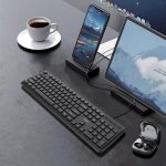 Amaze A734 Probus Super Silent Chocolate Keys Wired Keyboard - Black - BIS - Image 2